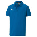 Blue - Front - Puma Childrens-Kids Polo Shirt