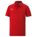 Red - Front - Puma Childrens-Kids Polo Shirt