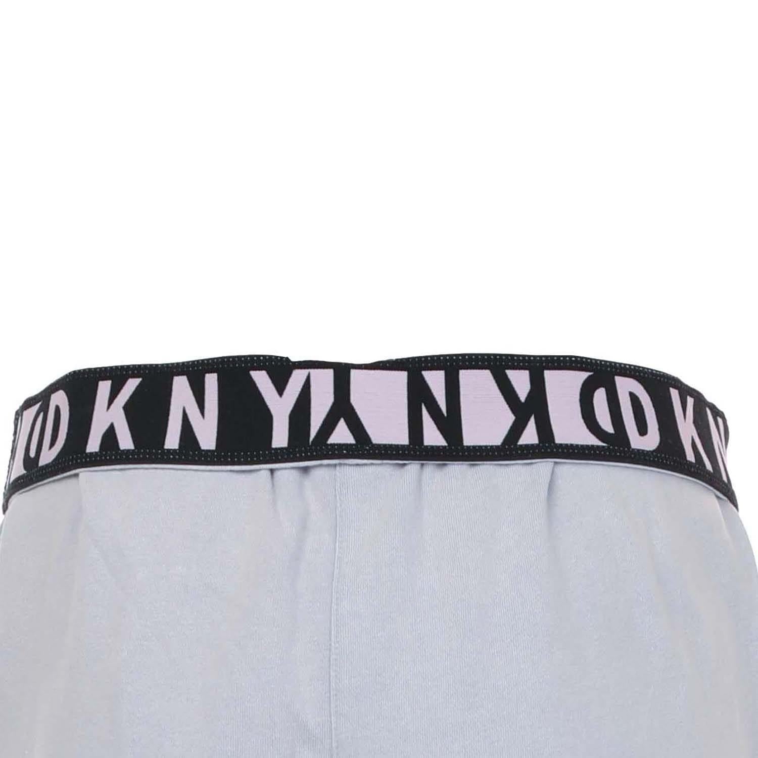 Blue - Side - DKNY Womens-Ladies Acid Wash Jogging Bottoms