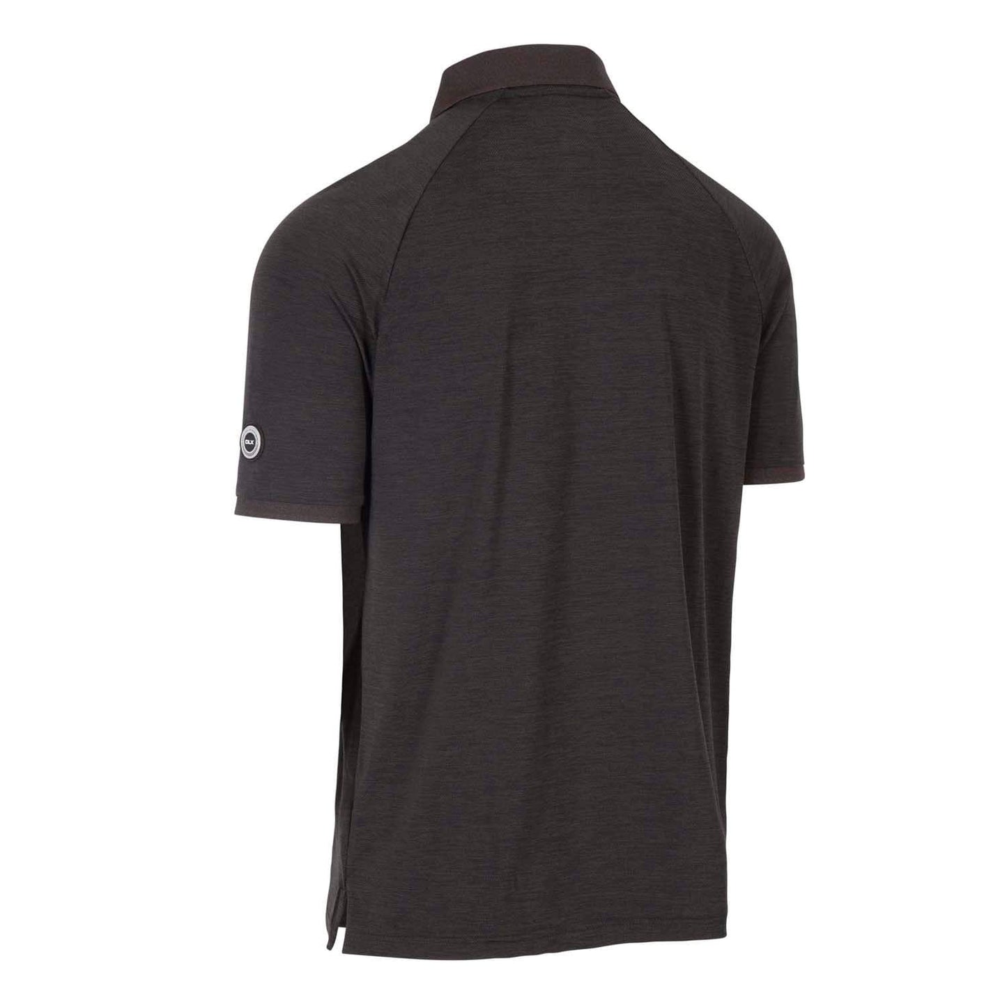 Black - Back - Trespass Mens Kelleth Polo Shirt
