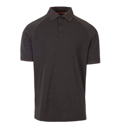 Black - Front - Trespass Mens Kelleth Polo Shirt