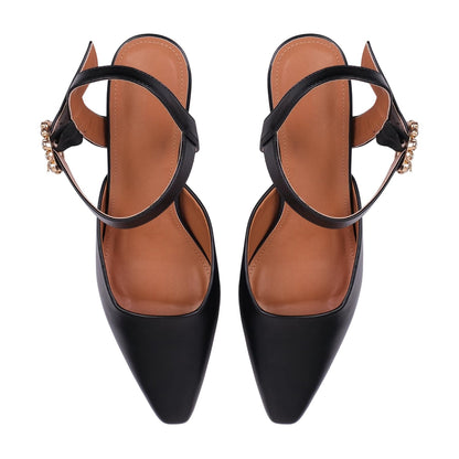 Black - Side - Where´s That From Womens-Ladies New Formal Mid Heel Sandals