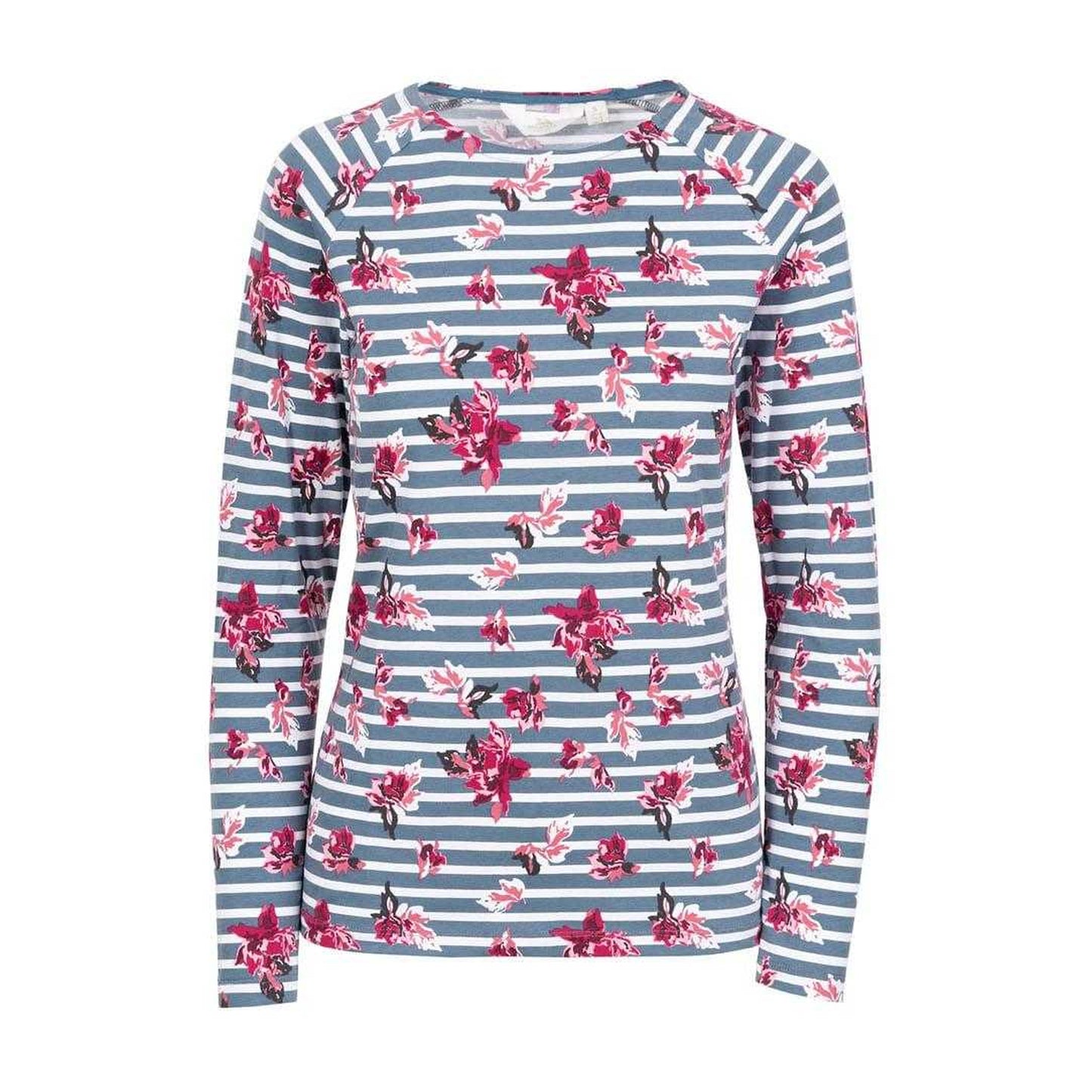 White-Pink - Front - Trespass Womens-Ladies Dellini Casual Top