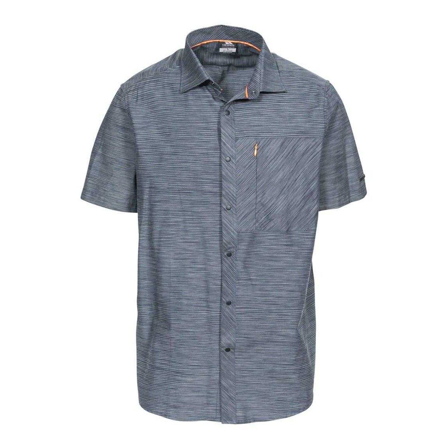 Grey - Front - Trespass Mens Matadi Shirt