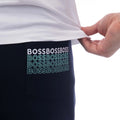 Dark Blue - Side - Boss Mens Hadiko 1 Tracksuit Bottoms
