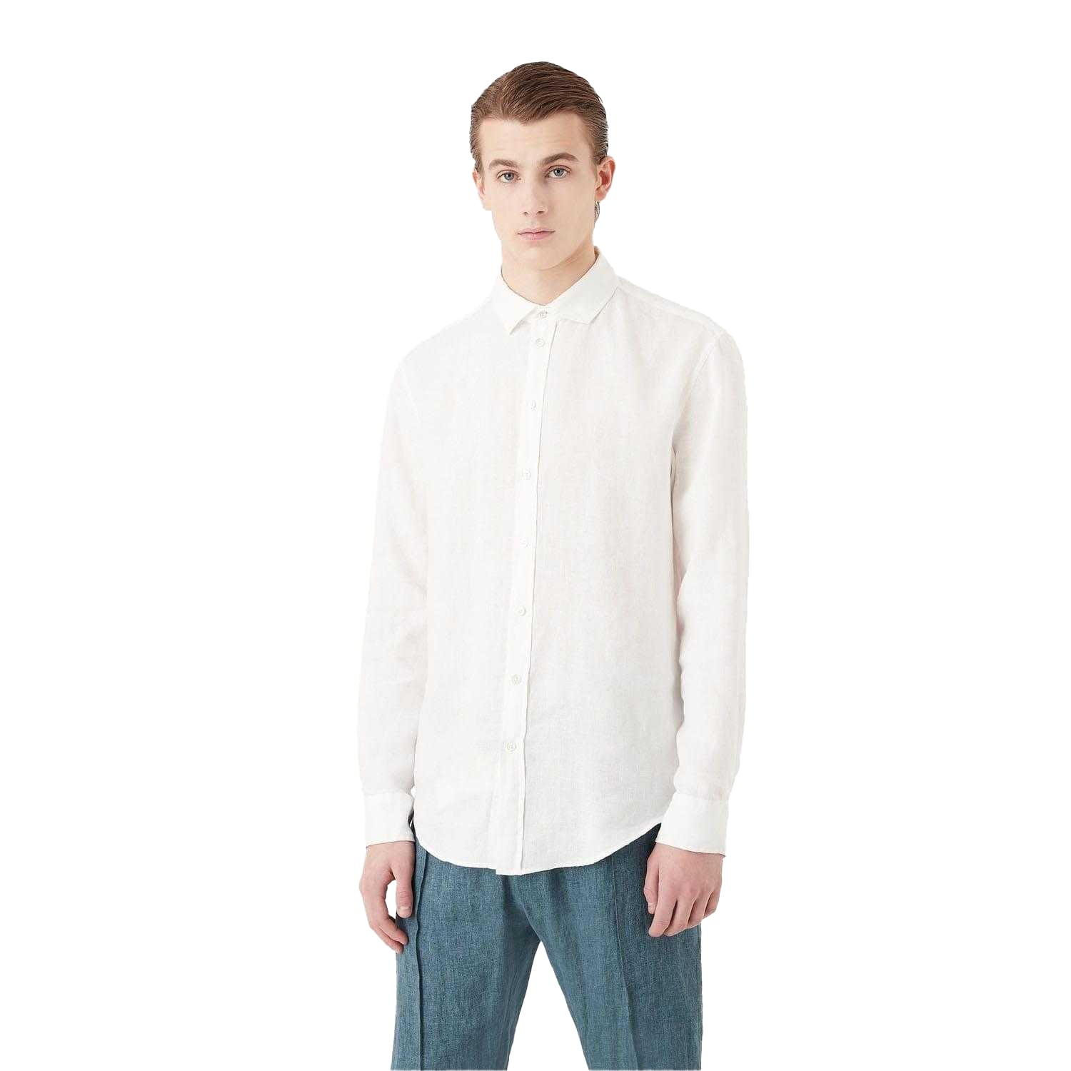 White - Lifestyle - Emporio Armani Mens Shirt
