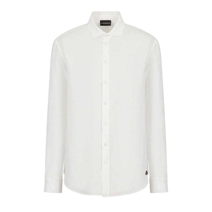 White - Front - Emporio Armani Mens Shirt