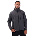 Grey - Front - Trespass Mens Soft Shell Jacket