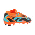 Orange - Back - Adidas Childrens-Kids Speedportal Messi.3 Firm Ground Football Boots