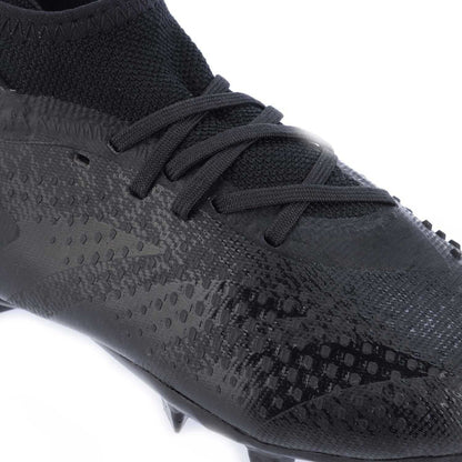 Black - Pack Shot - Adidas Childrens-Kids Predator Accuracy 1 Firm Ground Football Boots