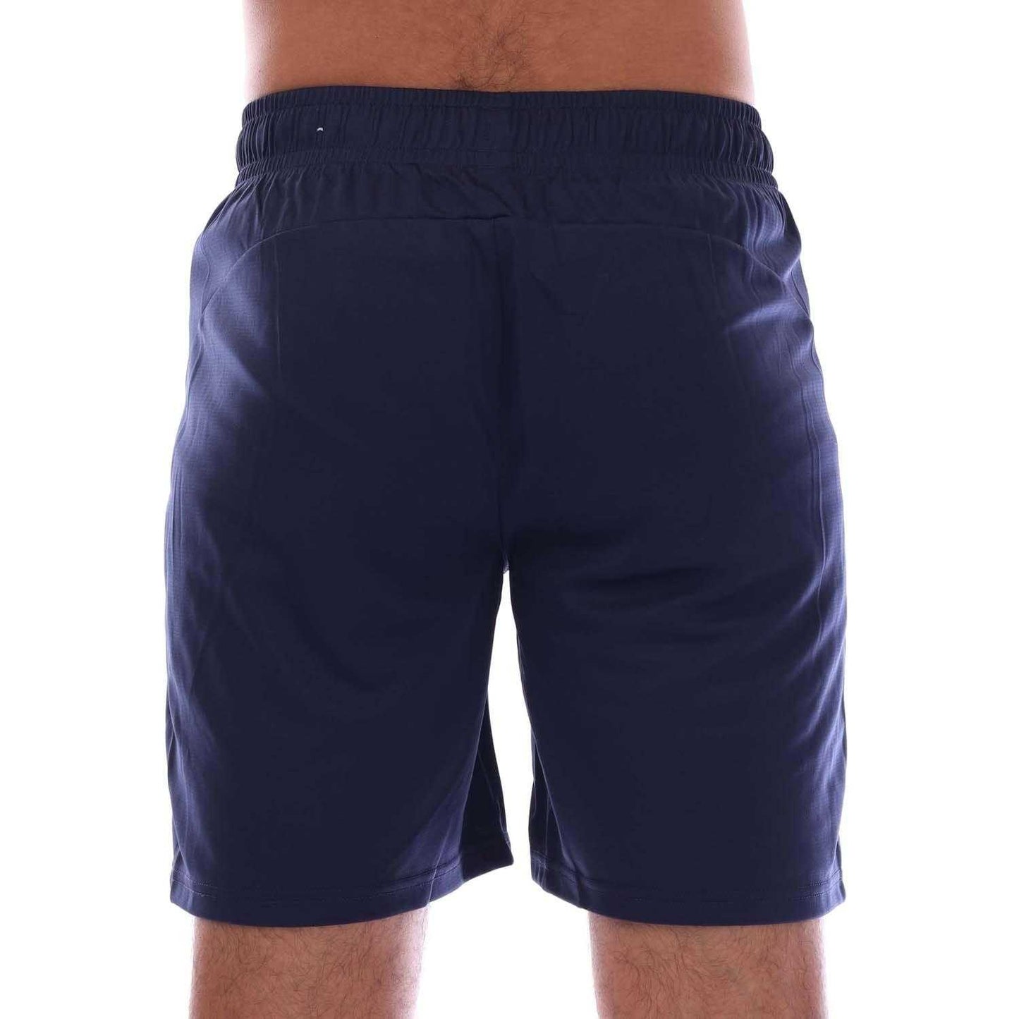 Navy - Back - Puma Mens TeamFinal Slim Training Shorts