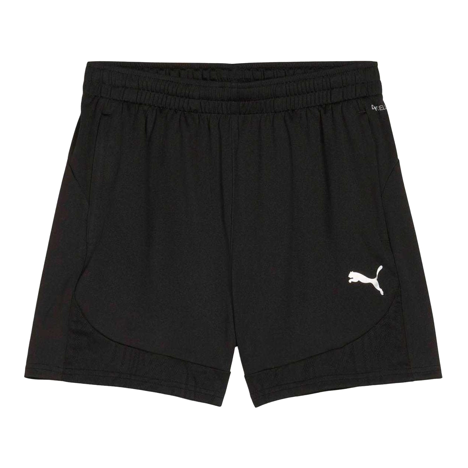 Black - Front - Puma Mens TeamFinal Slim Training Shorts