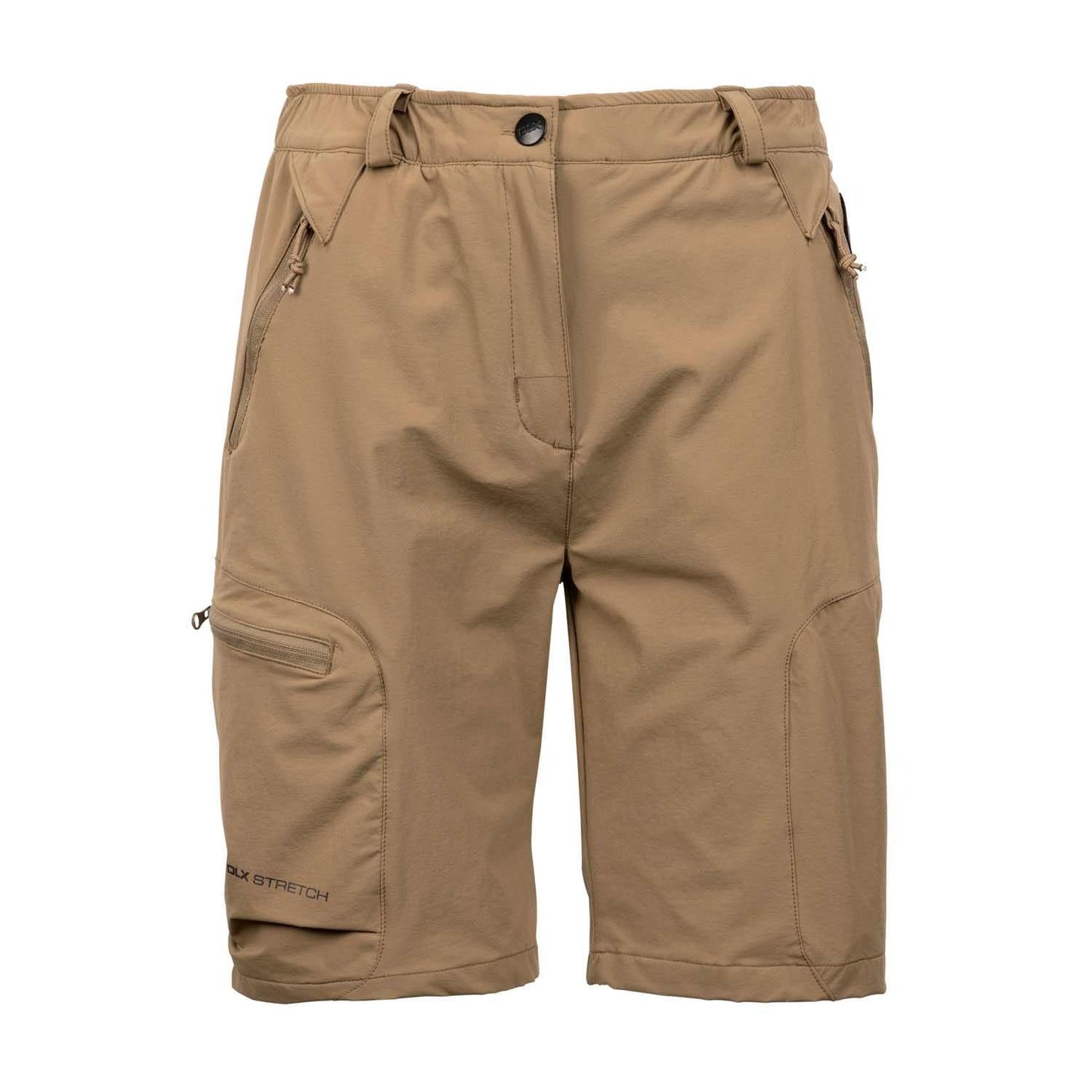 Beige - Front - Trespass Womens-Ladies Libby DLX Shorts