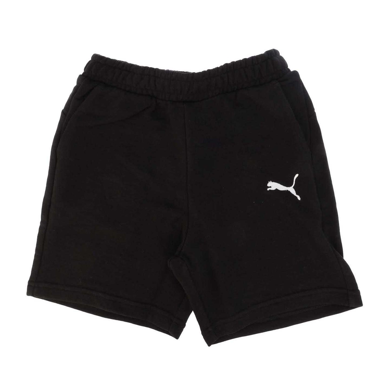 Black - Front - Puma Childrens-Kids TeamGoal 23 Shorts