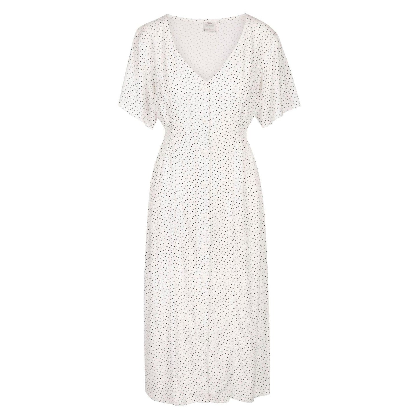 White - Front - Trespass Womens-Ladies Nia Dress
