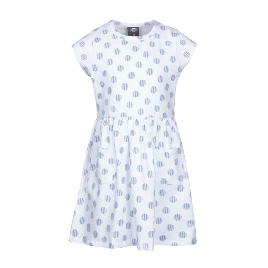 White - Front - Trespass Girls Happiness Dress
