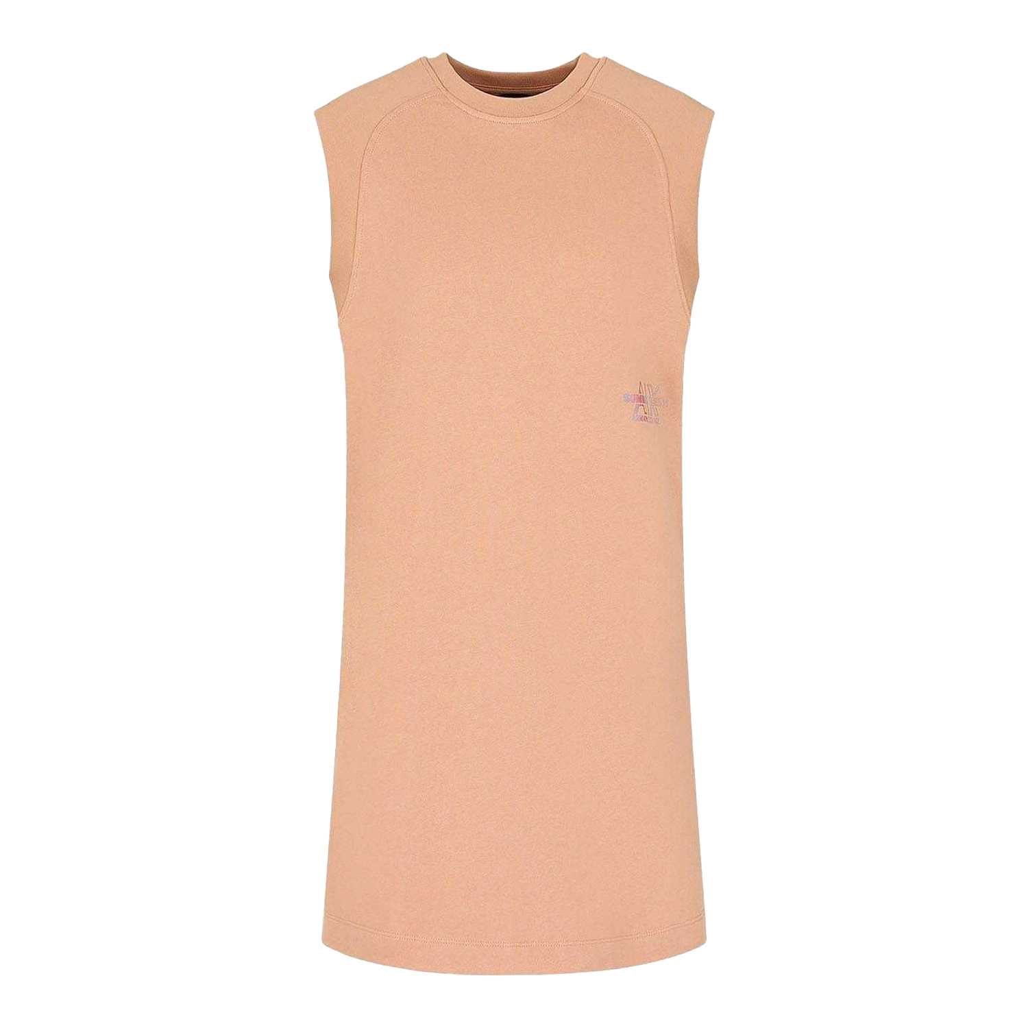 Cream - Front - Armani Exchange Womens-Ladies Dress