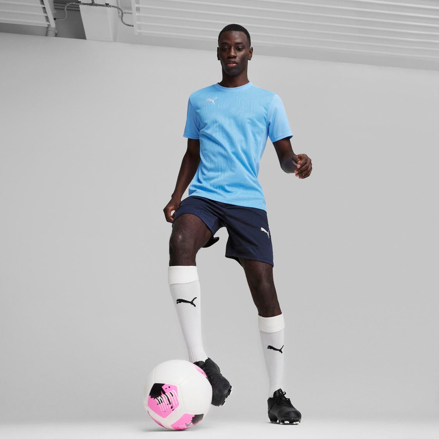 Blue - Close up - Puma Mens TeamFinal Training Jersey