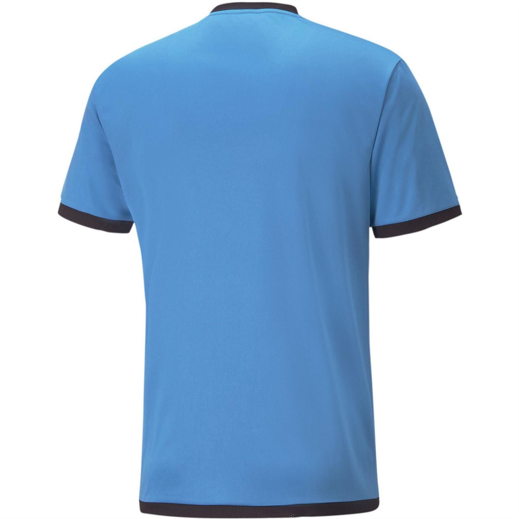 Azure Blue-Black - Back - Puma Mens TeamLIGA Football Referee Jersey