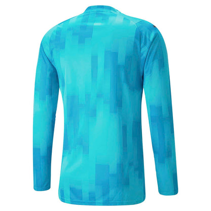 Blue - Back - Puma Mens Teamtarget Long-Sleeved Goalkeeper Jersey