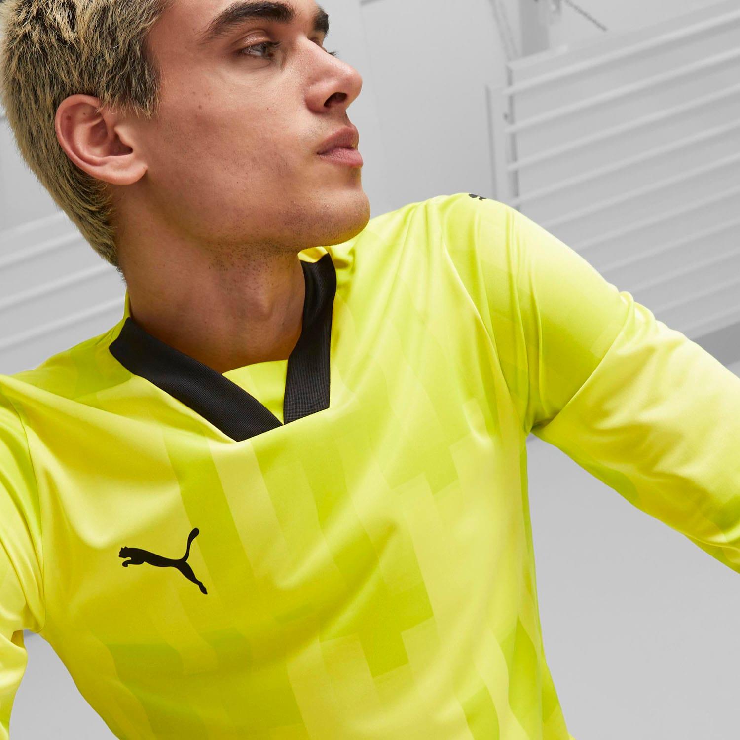 Yellow - Lifestyle - Puma Mens Teamtarget Long-Sleeved Goalkeeper Jersey