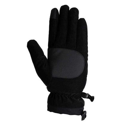 Black - Front - Trespass Unisex Adult Tista Ski Gloves