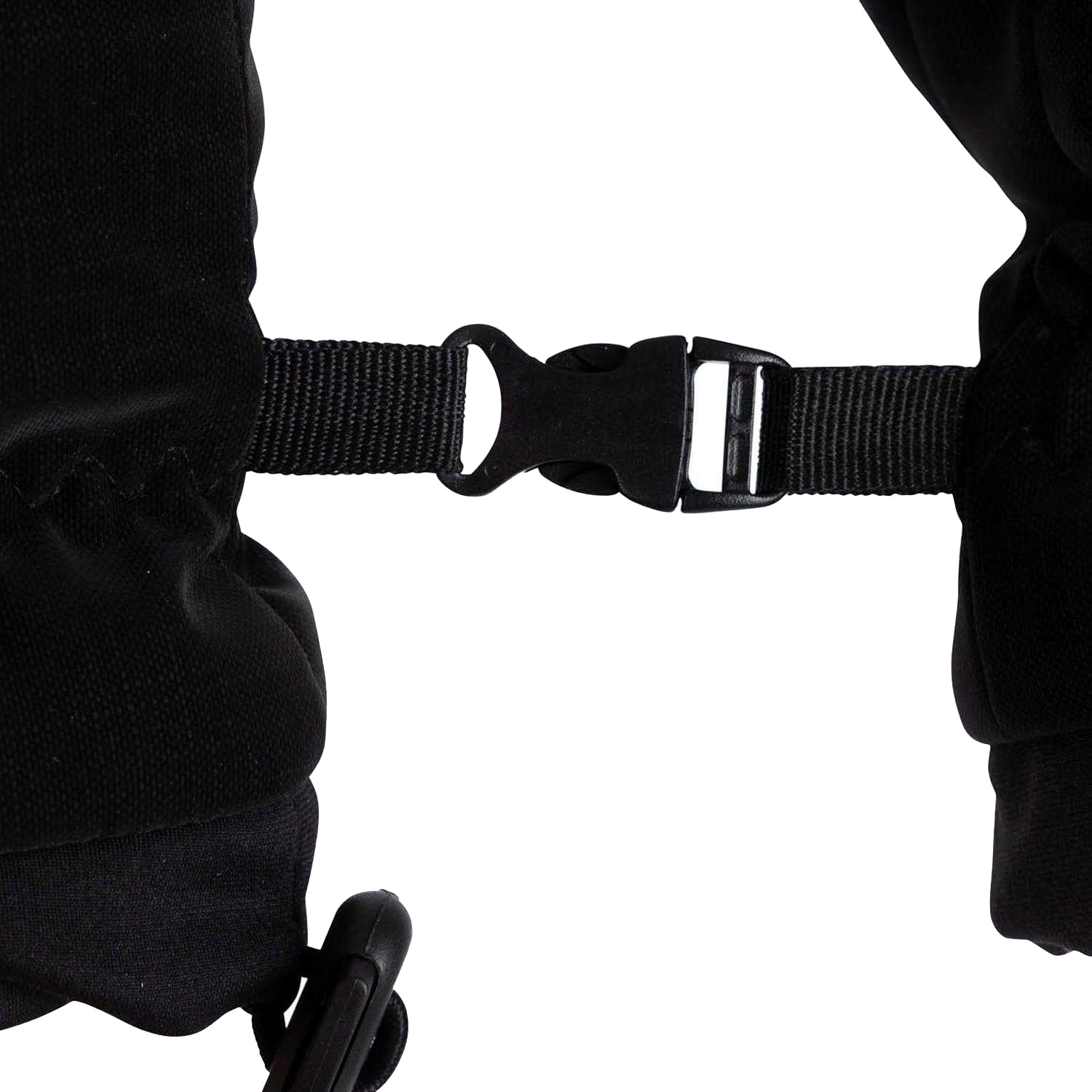 Black - Side - Trespass Unisex Adult Tista Ski Gloves