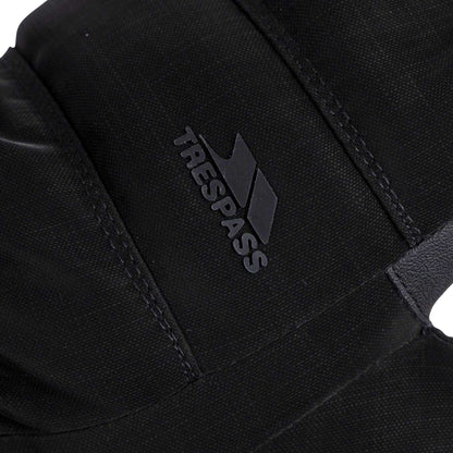 Black - Pack Shot - Trespass Unisex Adult Tista Ski Gloves