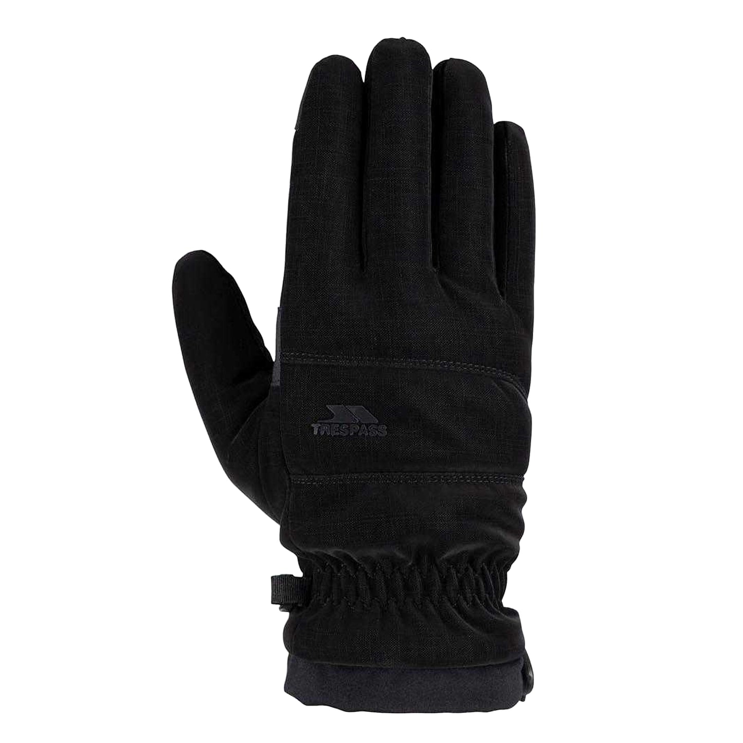 Black - Back - Trespass Unisex Adult Tista Ski Gloves