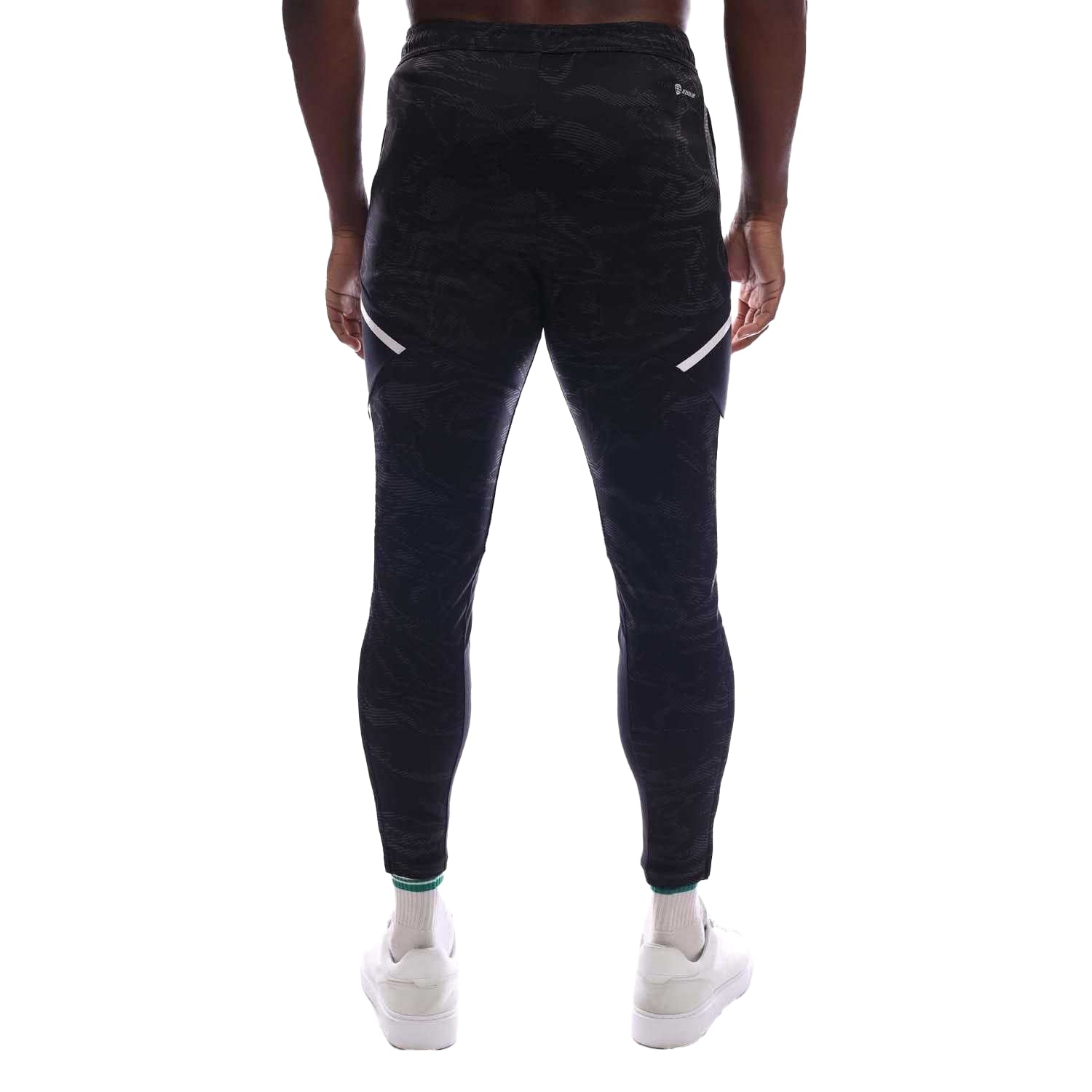 Grey - Back - Adidas Mens 2022-23 Manchester United FC Jogging Bottoms