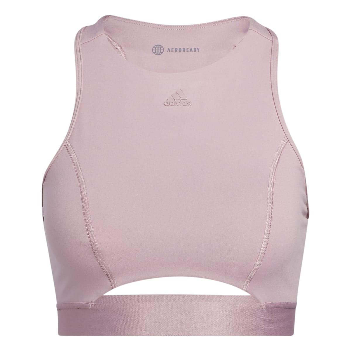 Purple - Front - Adidas Womens-Ladies Medium Support Bra