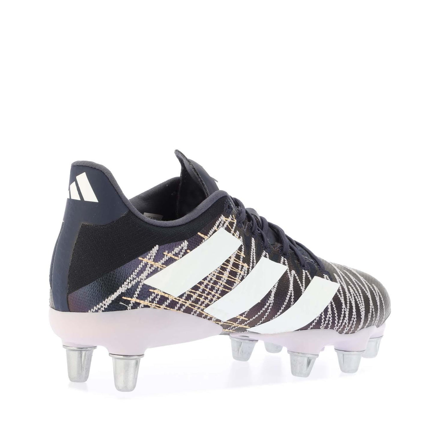 Navy - Side - Adidas Mens Kakari Z.1 Soft Ground Rugby Boots