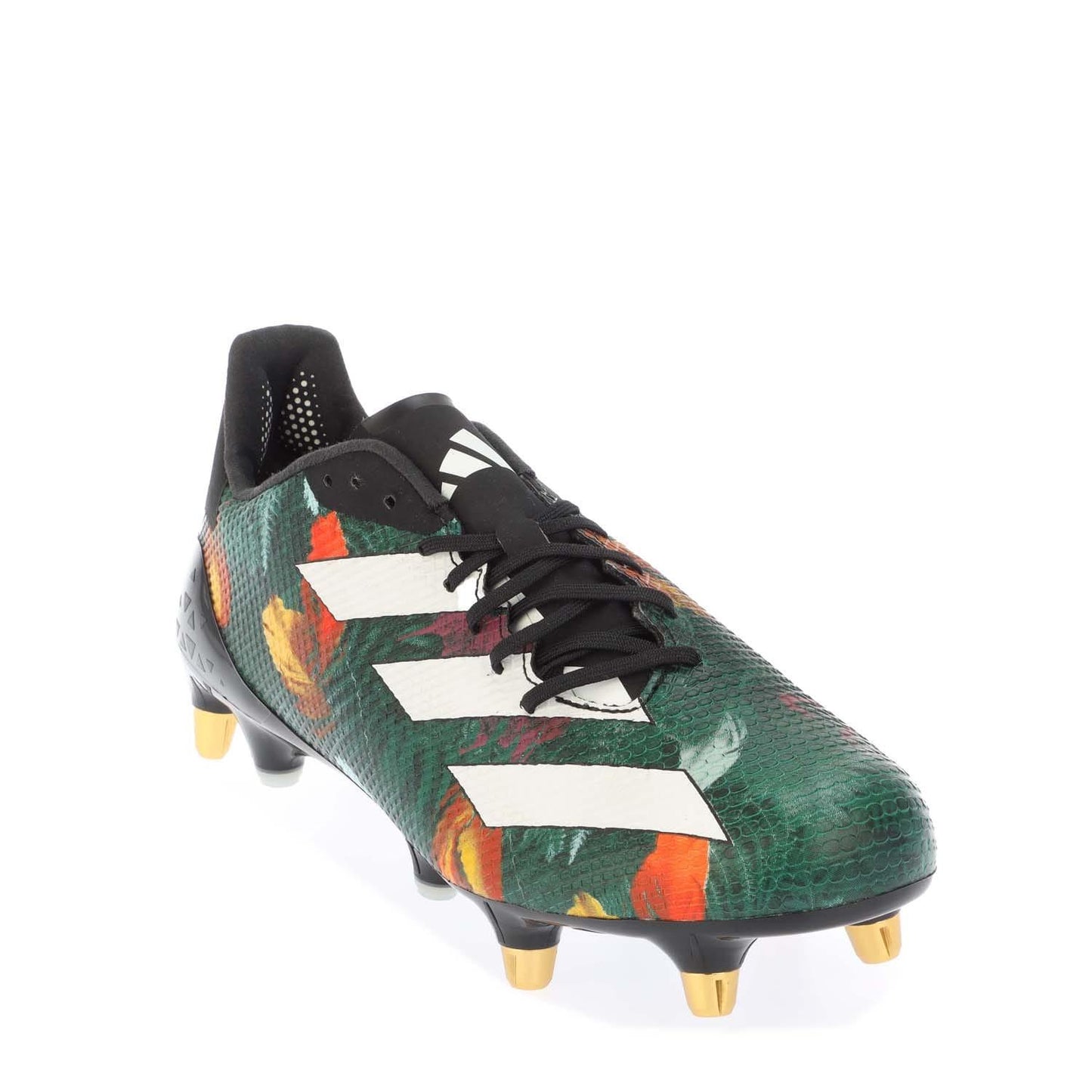 Black - Back - Adidas Mens Adizero RS7 Soft Ground Rugby Boots