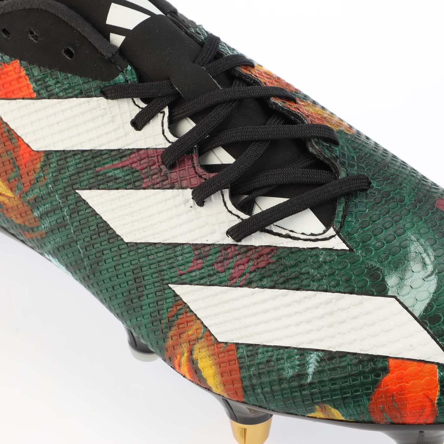 Black - Pack Shot - Adidas Mens Adizero RS7 Soft Ground Rugby Boots