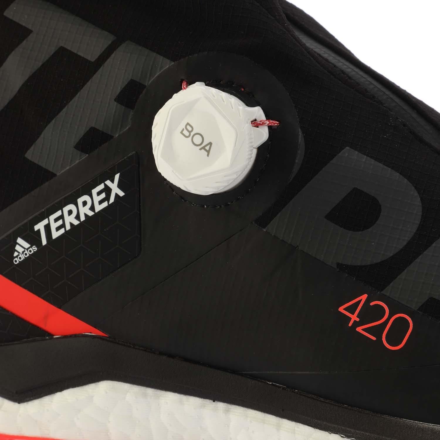 Black - Pack Shot - Adidas Mens Terrex Agravic Tech Pro Trail Running Shoes