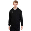 Black - Side - Puma Mens TeamGoal 23 Casuals Hooded Jacket