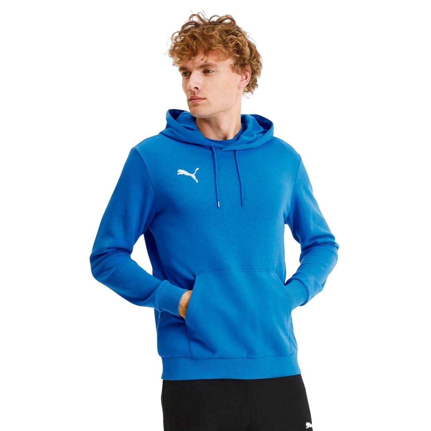 Blue - Side - Puma Unisex Adult TeamGoal 23 Casuals Hooded Jacket