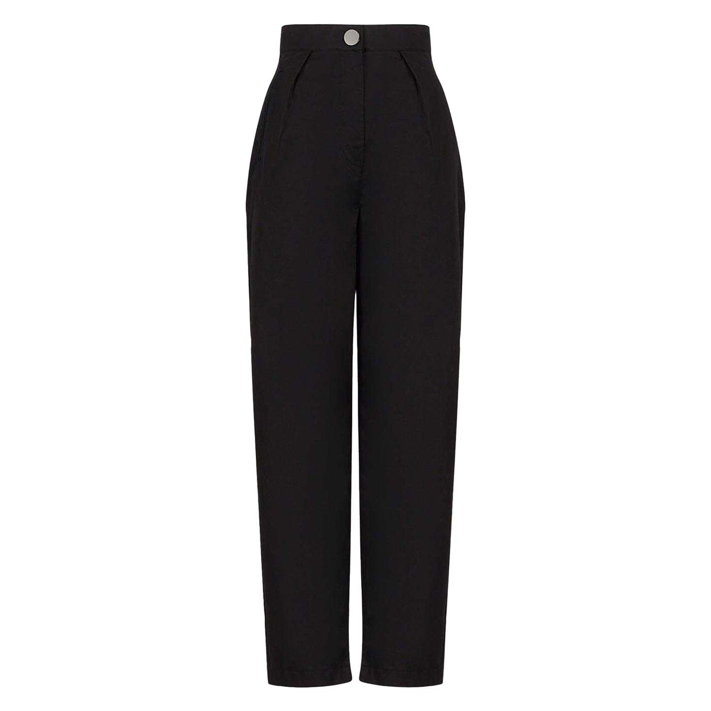 Black - Front - Armani Exchange Womens-Ladies Trousers