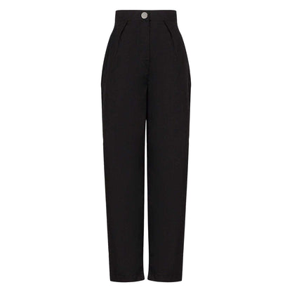 Black - Front - Armani Exchange Womens-Ladies Trousers
