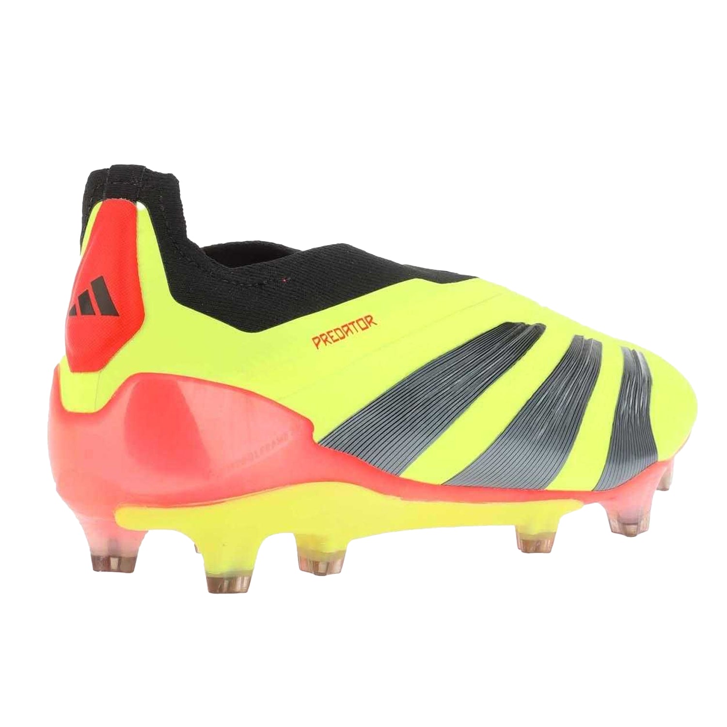 Yellow-Orange-Black - Back - Adidas Mens Predator Elite Firm Ground Football Boots
