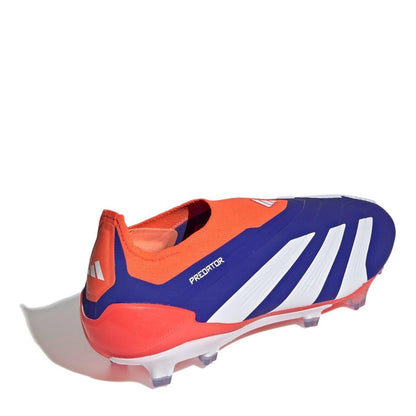 Blue-White-Red - Lifestyle - Adidas Mens Predator Elite Firm Ground Football Boots