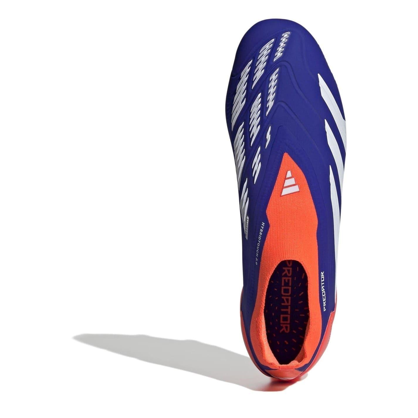 Blue-White-Red - Pack Shot - Adidas Mens Predator Elite Firm Ground Football Boots