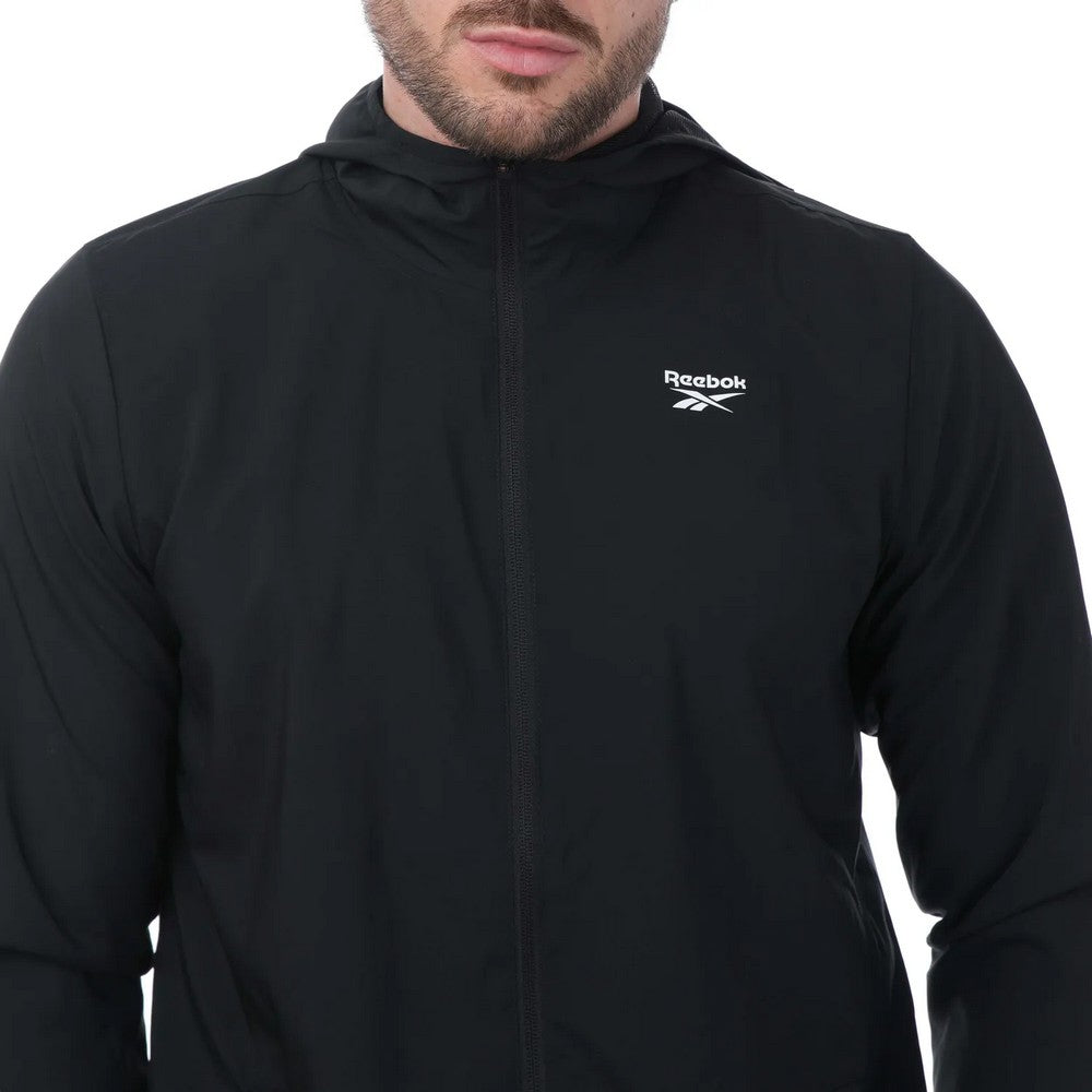Black - Lifestyle - Reebok Mens Essentials Woven Training Jacket