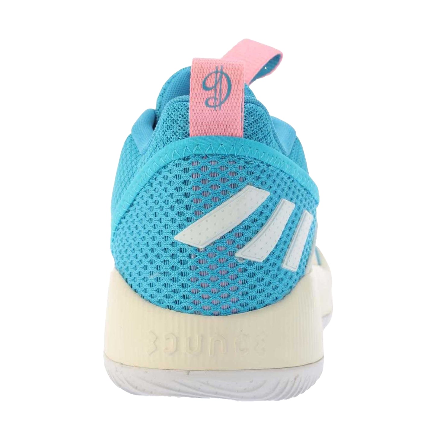Blue - Back - Adidas Mens Dame Basketball Shoes