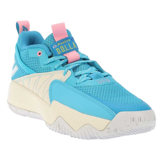 Blue - Front - Adidas Mens Dame Basketball Shoes