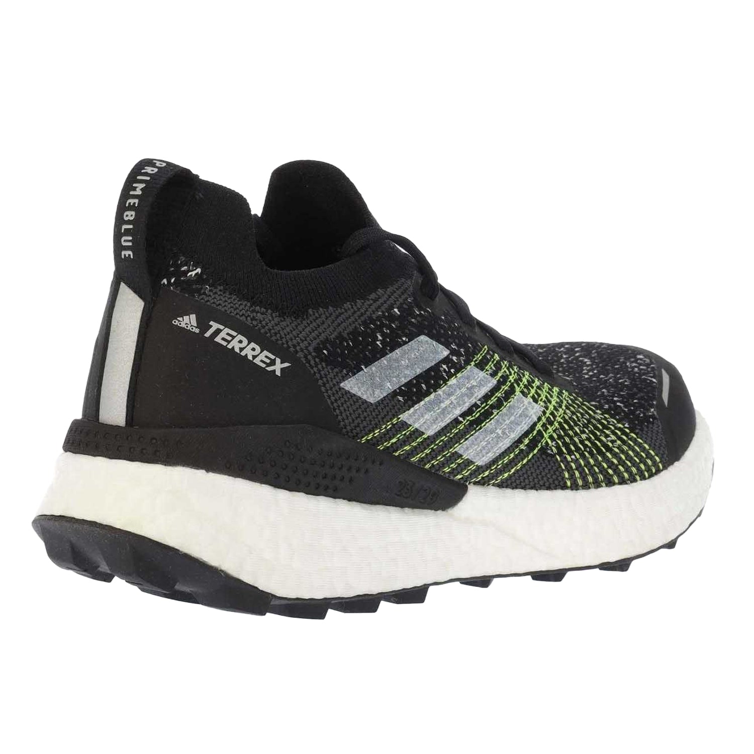 Black - Back - Adidas Mens Terrex Two Ultra Primeblue Trail Running Shoes