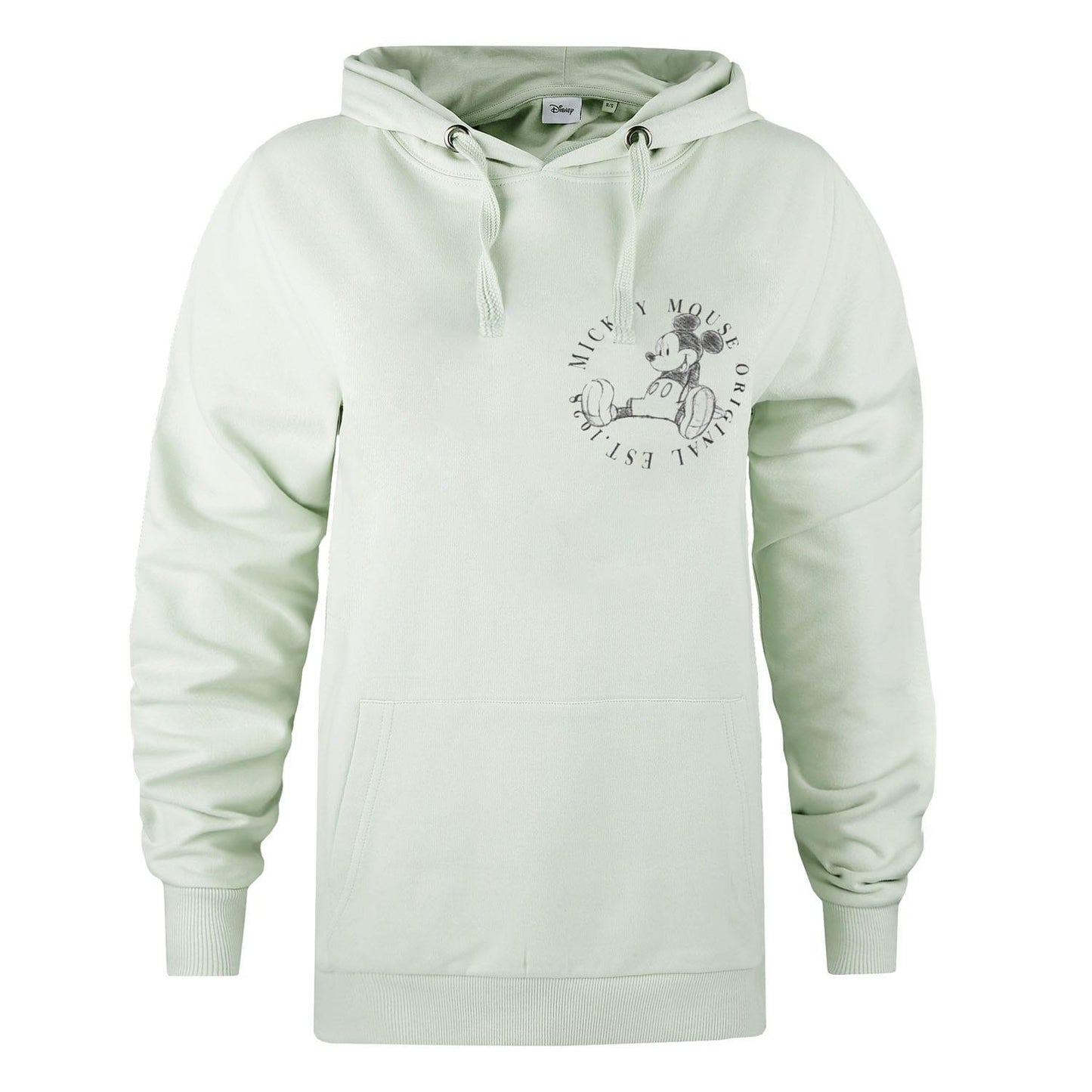 Green - Front - Disney Unisex Adult Original Mickey Mouse Circle Hoodie