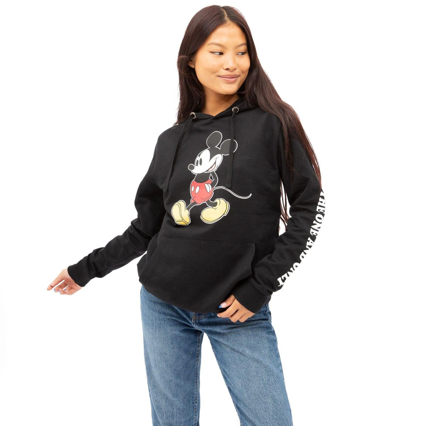 Black - Lifestyle - Disney Unisex Adult Mickey Mouse Hoodie