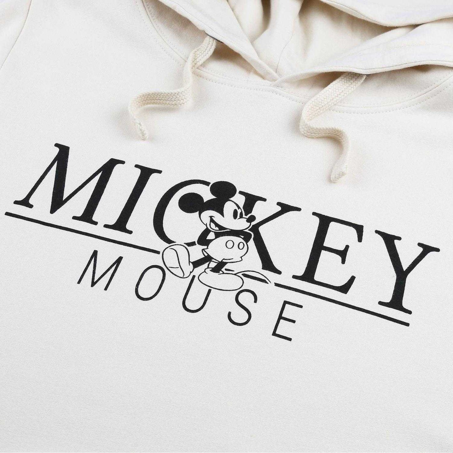 Grey - Side - Disney Womens-Ladies Mickey Mouse Hoodie