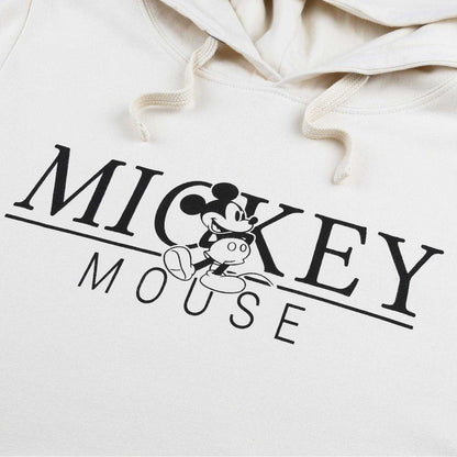 Grey - Side - Disney Womens-Ladies Mickey Mouse Hoodie